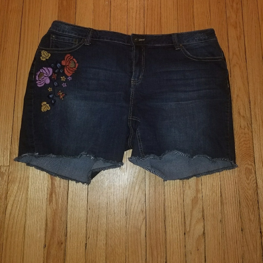 Denim shorts